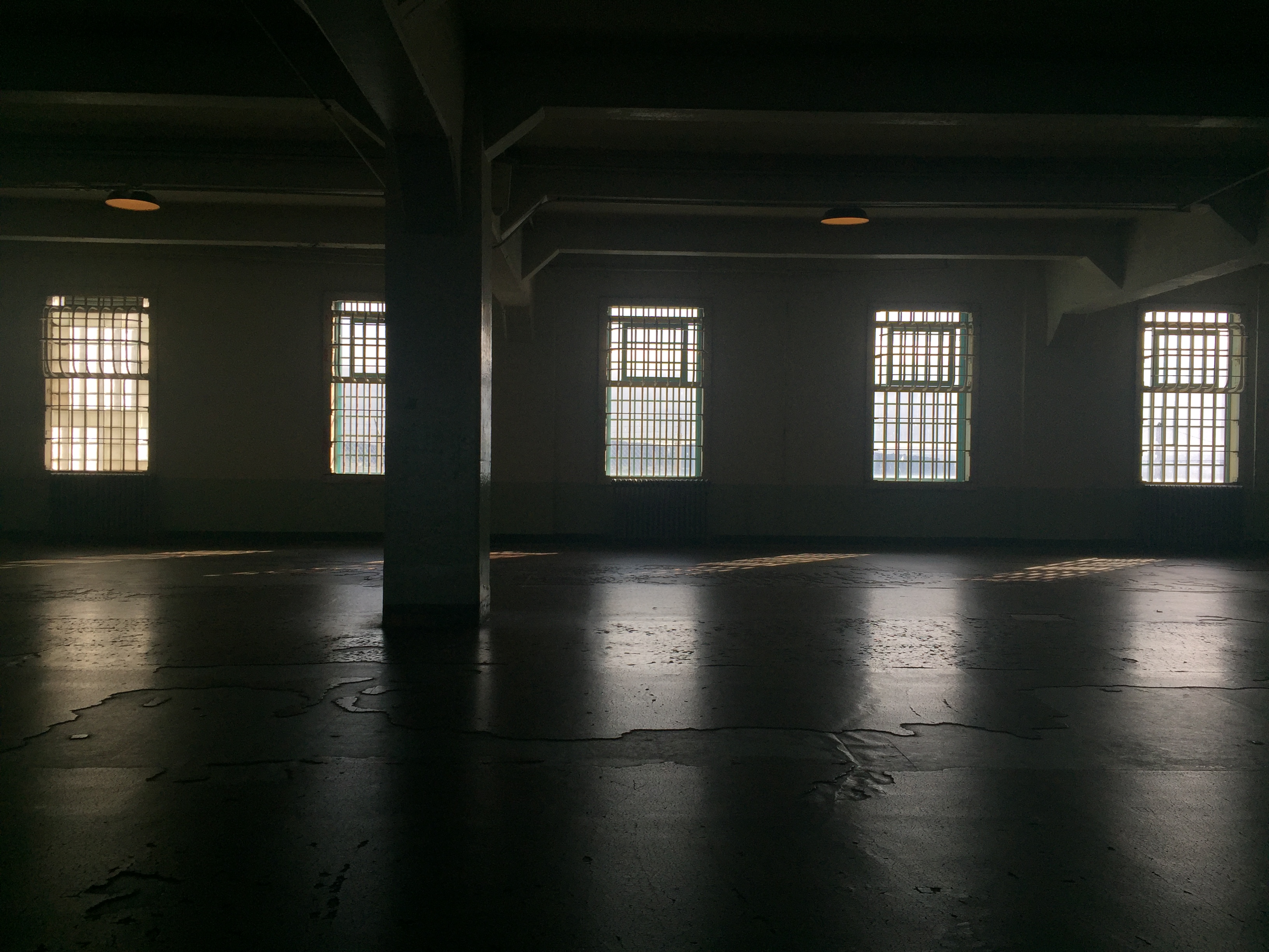 Alcatraz prison windows