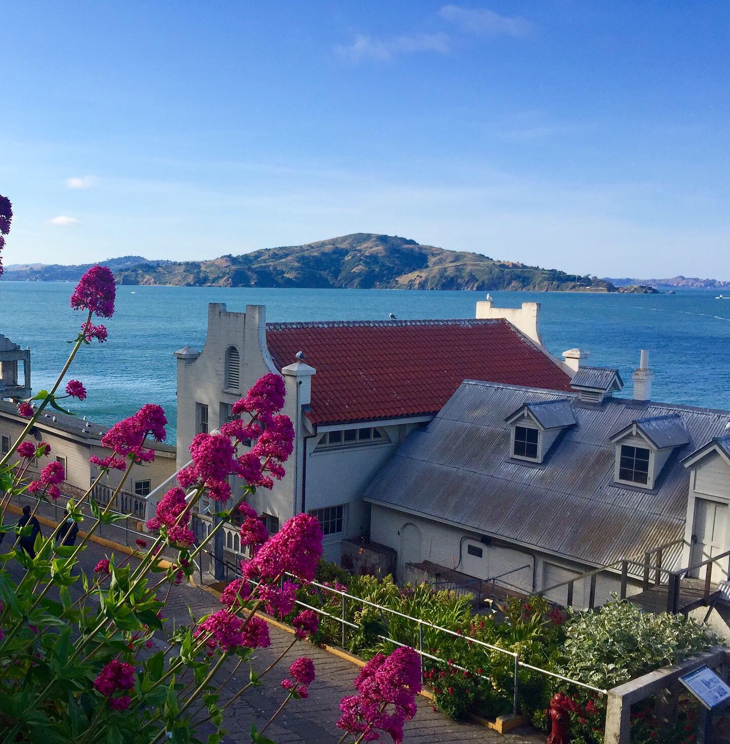 view of San Francisco Bay from Alcatraz Island